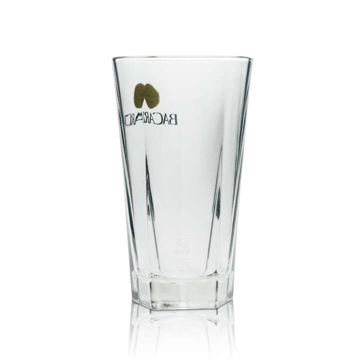 6x Bacardi  Rum Glas Longdrink 5eck 355ml