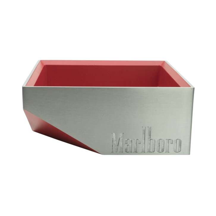 1x Marlboro Zigaretten  Schale Streicholzschale Rot/Silber