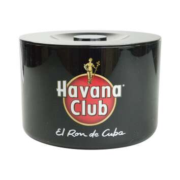 1x Havana Club Rum Kühler Eisbox 10l Schwarz Rund