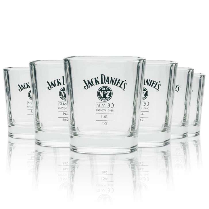 Jack Daniels Whiskey Glas Bass Limited Edition No 3/4 Eichstrich 2cl 4cl 