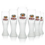 6x Rothaus Glas 0,5l Weißbier Hefeweizen Gläser Frosted-Design Brauerei Baden