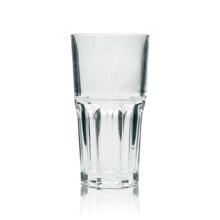6x Smirnoff Vodka Glas Longdrink weißes Logo