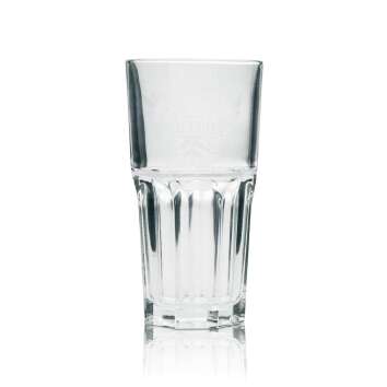 6x Smirnoff Vodka Glas Longdrink wei&szlig;es Logo