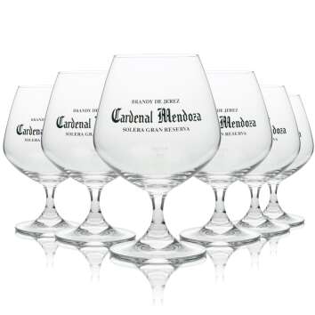 6x Cardenal Mendoza Cognac Glas Schwenker 400ml