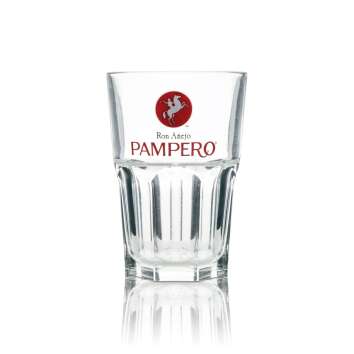 6x Pampero Rum Glas Longdrink 36cl stapelbar