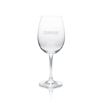 6x Campari Wermut Glas Weinglas 48cl Rastal
