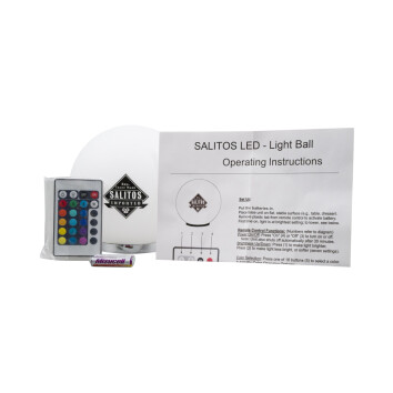 1x Salitos Bier Leuchtreklame Lightball LED 15cm