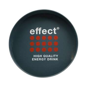 1x Effect Energy Tablett grau gummiert hoher Rand
