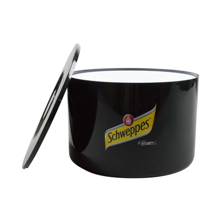1x Schweppes Softdrink Kühler Eisbox schwarz 10l