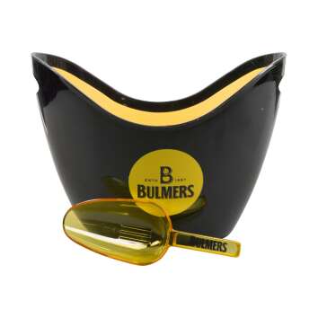 1x Bulmers Whiskey Kühler schwarz gelb offen mit...