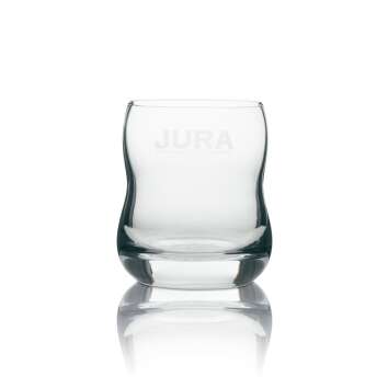 6x Jura Whiskey Glas Tumbler dicker Boden
