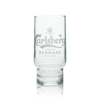 6x Carlsberg Bier Glas Tumbler Better 300ml