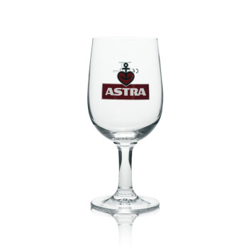 6x Astra Bier Glas Pokal 300ml Ritzenhoff