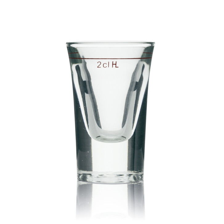 6x No Name  Glas Shot Junior Stamper 2,7cl