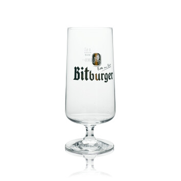6x Bitburger Bier Glas Exclusiv Pokal 500ml rastal