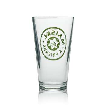 6x Maisel & Friends  Bier Glas Exclusiv Tumbler 3 farbig 300ml