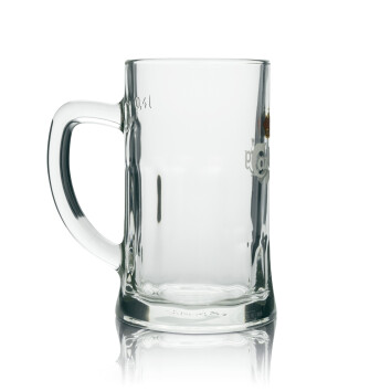 6x Carlsberg Bier Glas Krug 400ml sahm