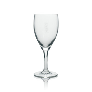 6x Bismarck Wasser Glas Wasserkelch horizontale Schrift Ritzenhoff