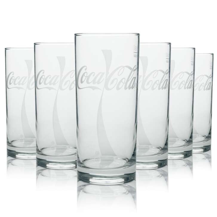 12x Coca Cola Softdrink Glas Wave 0,5l