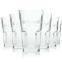 6x Moskovskaya Glas 0,34l Longdrink Kontur Gläser Stapelbar Geeicht Gastro Bar