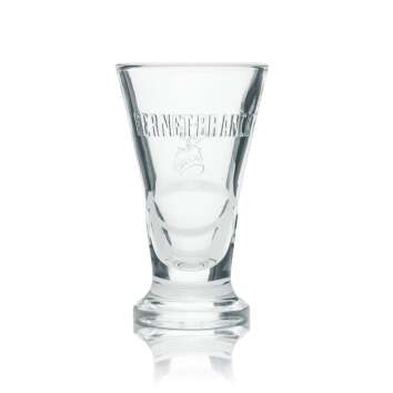 6x Fernet Branca Likör Glas Relief 2cl Shot V-förmig