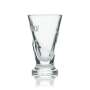6x Fernet Branca Glas Reliefdesign V-Form Schnapsgläser Shotgläser Likörgläser