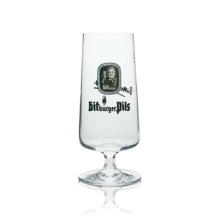 12x Bitburger Bier Glas Pokal Pils "Bitte ein Bit" rastal 300ml