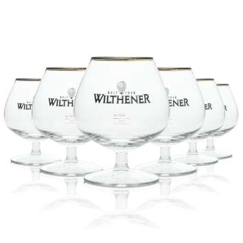 6x Wilthener Weinbrand Glas Schwenker 2/4cl rastal