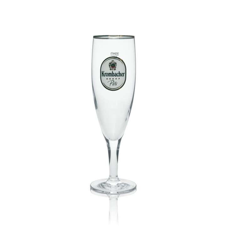 Krombacher Bierglas Glas Gläser Exklusiv Pokal 0,2 L im 6 er Karton 