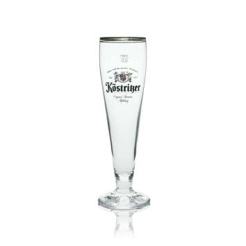 6x K&ouml;stritzer Bier Glas 0,3l Pokal Wappen 1543