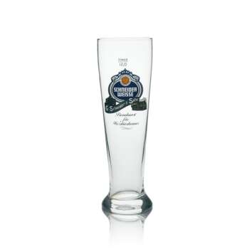 6x Schneider Weisse Bier Glas Braukunst für Weissbierkenner 0,5l Sahm