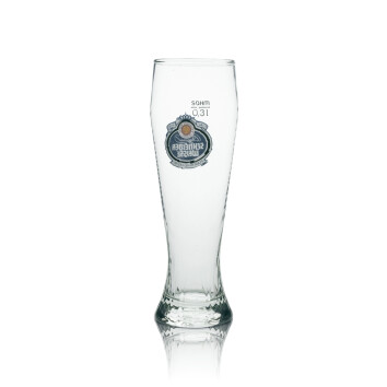 6x Schneider Weisse Bier Glas Obergärig 0,3l Sahm