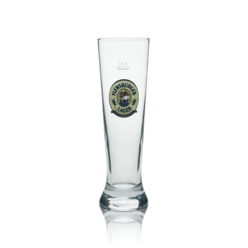 6x Flensburger Bier Glas Lager Feinw&uuml;rzig &amp;...