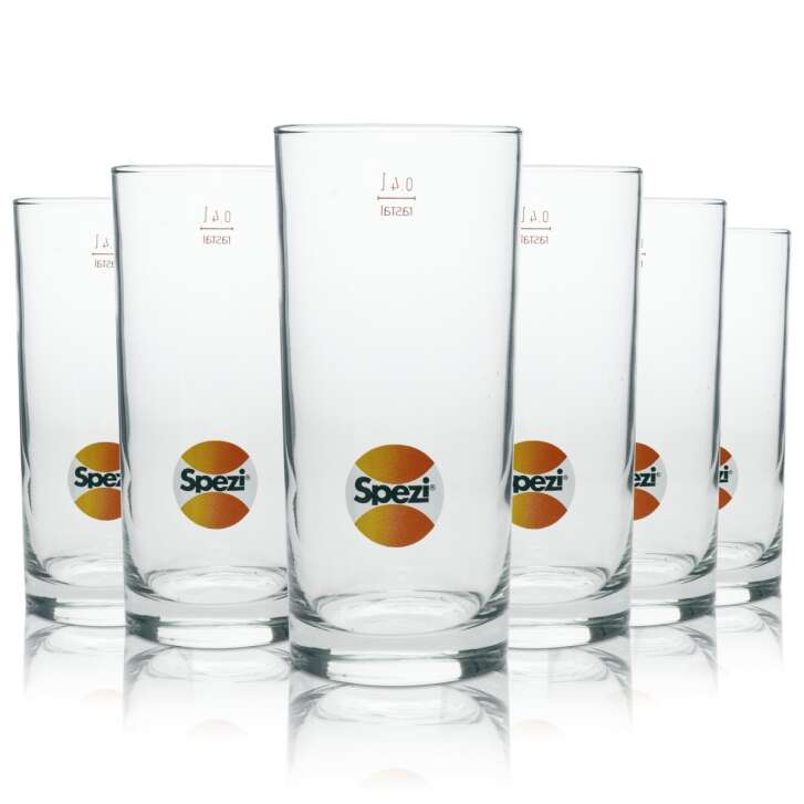 12x Spezi Softdrink Glas Longdrink 0,4l Rastal