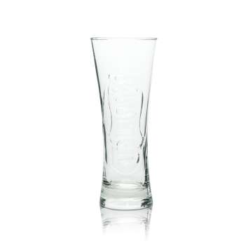 6x Carlsberg Bier Glas Tulpe Relief 400ml Pils Gläser Stange Becher Pokal Beer