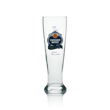 6x Schneider Weisse Bier Glas 0,5l Weizenglas "Speziell. Wies Leben." Sahm 