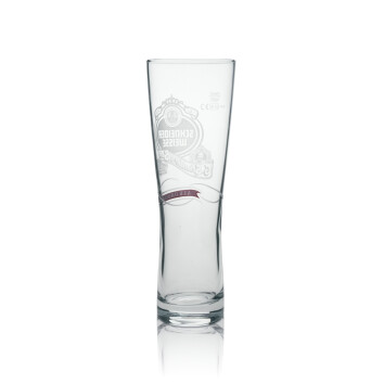 6x Schneider Weisse Bier Glas Weißbier Alkoholfrei rote Schrift quer 0,5l Sahm