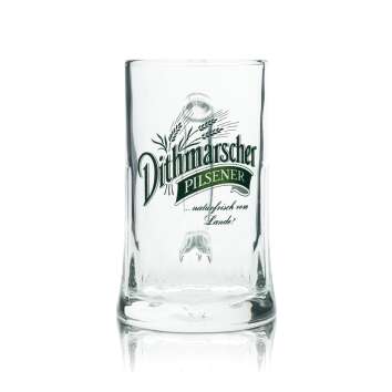 6x Dithmarscher Bier Glas 0,4l Krug Seidel Sahm Henkel...