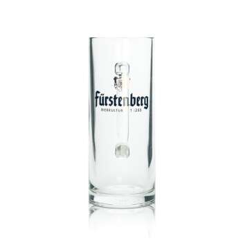 6x Fürstenberg Bier Glas 0,5l Krug Seidel Rastel...