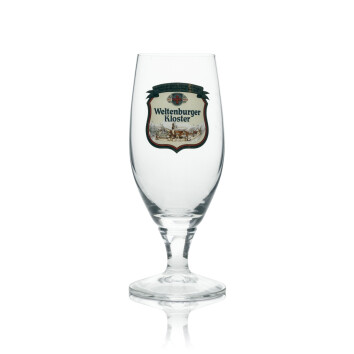 6x Weltenburger Kloster Bier Glas Pokal 0,2l Logo Rot Rastal
