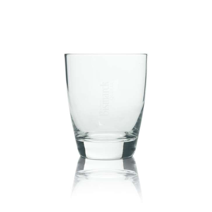 6x Bismarck Glas 0,25l Becher Tumbler Gläser Mineral Quell Qasser Sprudel Soda