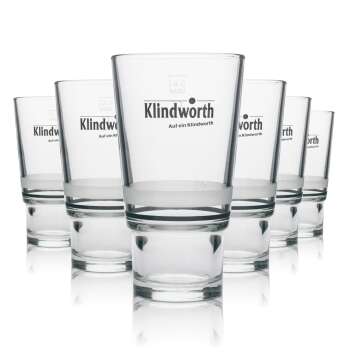6x Klindworth Softdrinks Glas Longdrink 400ml rastal