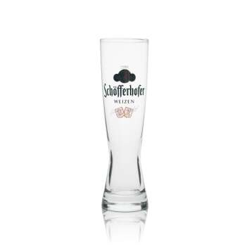 6x Sch&ouml;fferhofer Bier Glas Weizen 300ml sahm