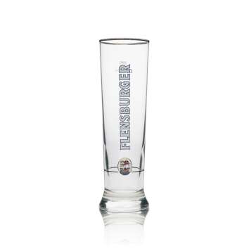 6x Flensburger Bier Glas Exklusiv Becher Vancouver 300ml...