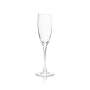6x Alfred Gratien Champagner Glas 0,17l Flöte Kelch Gläser Singature Sekt Secco