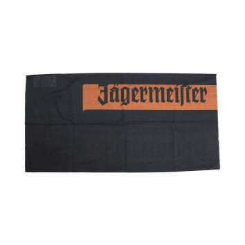 Jägermeister Handtuch Barhandtuch schwarz/orange 2 Armbänder