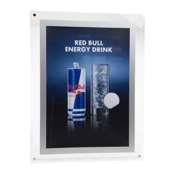 1x Red Bull Energy Tafel DIN A3 NON LED Poster Frame inkl. 2 Poster