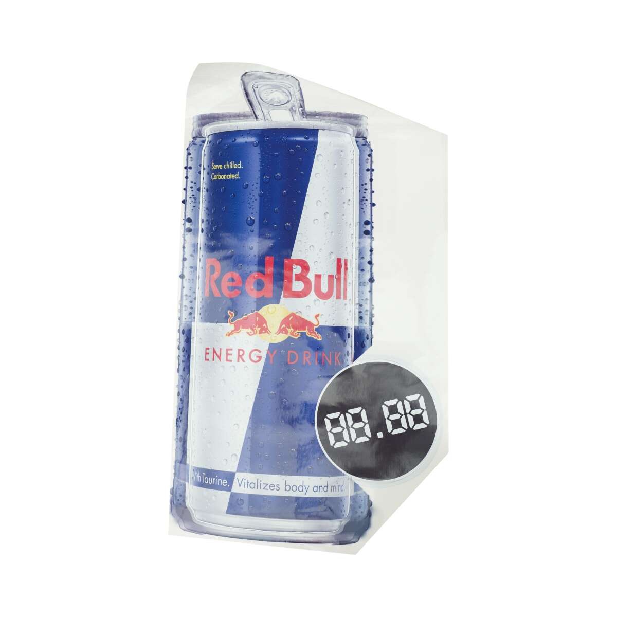 XL Red Bull Energy Aufkleber Dose 44x23cm Wand Sticker