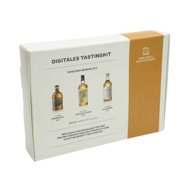 1x Bacardi Rum Tastingkit Digital Single Malt Scotch Whisky 3 Sorten 50ml