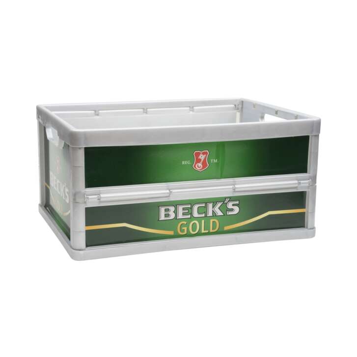 1x Becks Bier Faltbox Becks-Gold 47x35x23